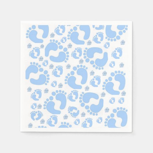 Serviette En Papier Papier, Pieds bébé éléphant garçon (Devant)