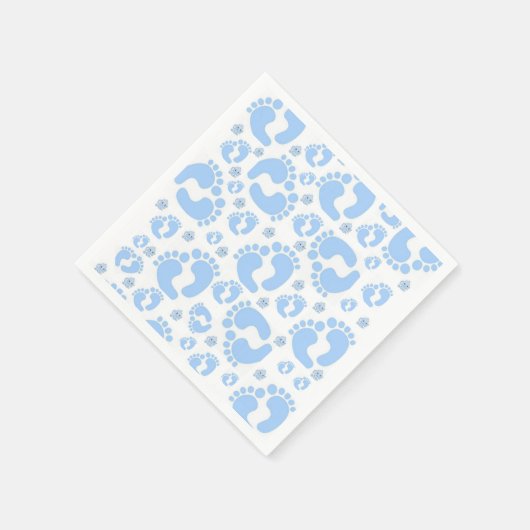 Serviette En Papier Papier, Pieds bébé éléphant garçon (Coin)