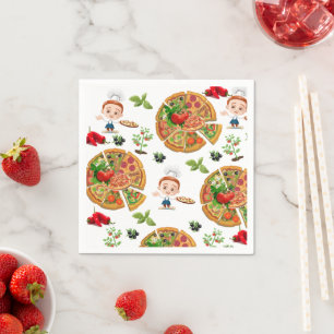 Serviette En Papier Papier, Pizza