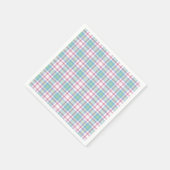 Serviette En Papier Papier Plaid Napkin (Coin)