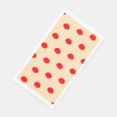 Serviette En Papier Papier pois saturé (Coin)