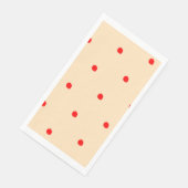 Serviette En Papier Papier pois saturé (Coin)