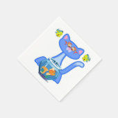 Serviette En Papier Papier, Poisson de chat (Coin)