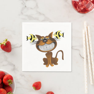 Serviette En Papier Papier, Poisson de chat