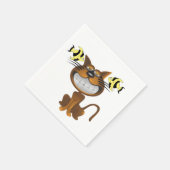 Serviette En Papier Papier, Poisson de chat (Coin)