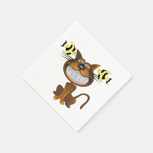 Serviette En Papier Papier, Poisson de chat (Coin)