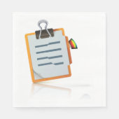 Serviette En Papier Papier porte - bloc (Devant)