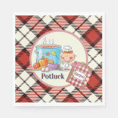 Serviette En Papier Papier Potluck (Devant)