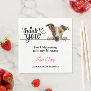 Serviette En Papier Papier pour chien Whippet