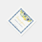 Serviette En Papier papier pour douche de mariée italienne méditerrané (Coin)