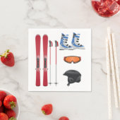 Serviette En Papier Papier pour équipement de ski (En situation)