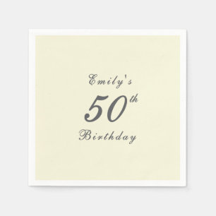 Serviette En Papier Papier pour fête d'anniversaire élégante moderne 5
