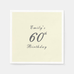 Serviette En Papier Papier pour fête d'anniversaire élégante moderne 6