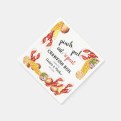 Serviette En Papier Papier pour fête de fiançailles de couples crabe é (Coin)