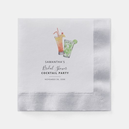 Serviette En Papier Papier pour fête de mariage moderne Cocktail Party (Devant)