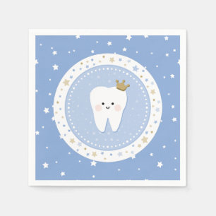 Serviette En Papier Papier première dent et étoiles Napkin