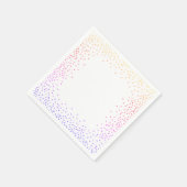 Serviette En Papier Papier Rainbow Confetti (Coin)