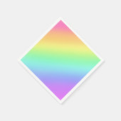 Serviette En Papier Papier Rainbow Gradient (Coin)