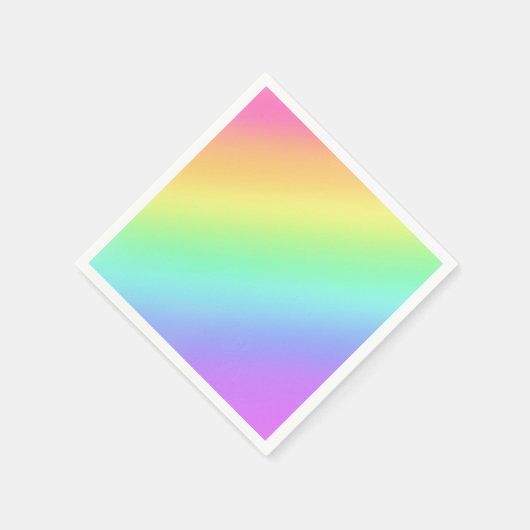 Serviette En Papier Papier Rainbow Gradient (Coin)
