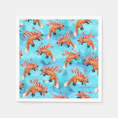 Serviette En Papier Papier Renard Jumping Napkin (Devant)