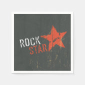 Serviette En Papier Papier Rock Star Music (Devant)