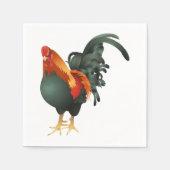 Serviette En Papier Papier Rooster (Devant)