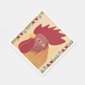Serviette En Papier Papier Rooster Napkin (Coin)
