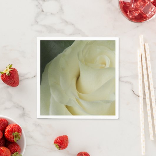 Serviette En Papier Papier rose blanc (En situation)
