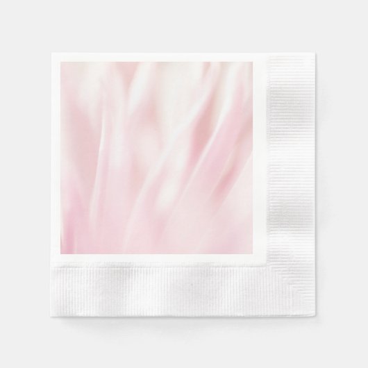 Serviette En Papier Papier rose brossé Napkin (Devant)