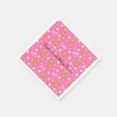 Serviette En Papier Papier rose Chihuahua (Coin)