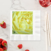 Serviette En Papier Papier rose jaune (En situation)