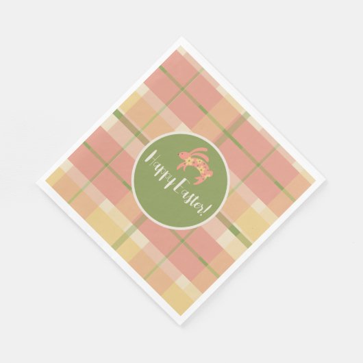 Serviette En Papier Papier rose Pâques Napkin (Coin)