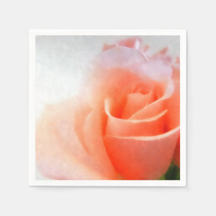 Serviette En Papier Papier Rose Pastel Peach