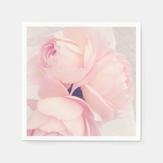 Serviette En Papier Papier rose rose (Devant)