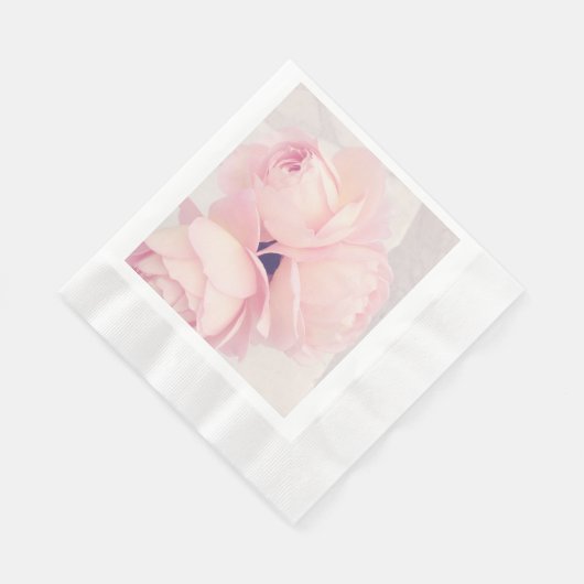 Serviette En Papier Papier rose rose pâle (Coin)