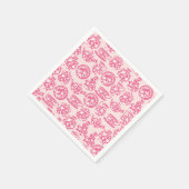Serviette En Papier Papier rose serviettes (Coin)