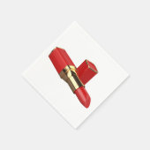 Serviette En Papier Papier rouge à lèvres (Coin)