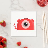 Serviette En Papier Papier rouge Oso (En situation)