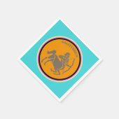 Serviette En Papier Papier Sagittaire Napkin (Coin)
