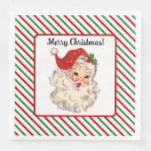 Serviette En Papier Papier Santa Claus Napkin (Devant)