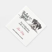 Serviette En Papier Papier Schnauzer standard (Coin)