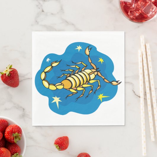 Serviette En Papier Papier Scorpion (En situation)