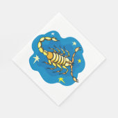 Serviette En Papier Papier Scorpion (Coin)