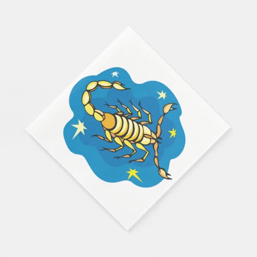 Serviette En Papier Papier Scorpion (Coin)