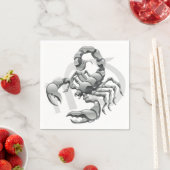Serviette En Papier Papier Scorpion (En situation)