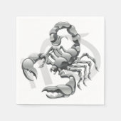 Serviette En Papier Papier Scorpion (Devant)