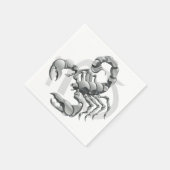Serviette En Papier Papier Scorpion (Coin)