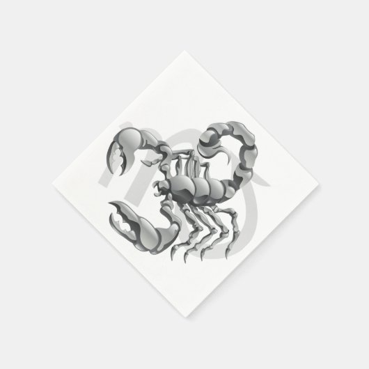 Serviette En Papier Papier Scorpion (Coin)