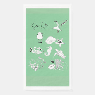 Serviette En Papier Papier Sea life Napkin