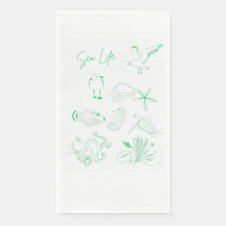Serviette En Papier Papier Sea life Napkin